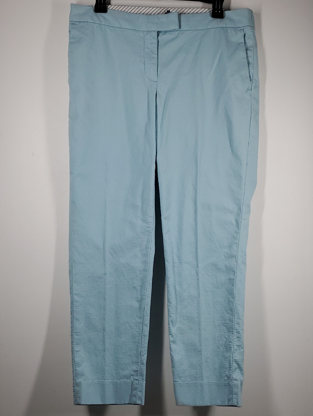 Brooks Brothers Light Blue Womens Straight Ankle Pants 10 NWOT